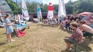Bootstaufe am Beachtrainingswochenende